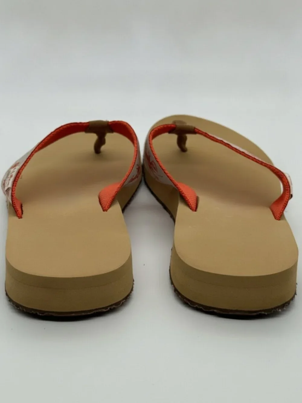 L.L.Bean x Sara Fitz Maine Isle Lobster Flip-Flops Size 10